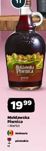 Netto Wino Mołdawska Piwnica Merlot oferta