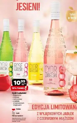 Netto Cydr różowy Lubelski oferta