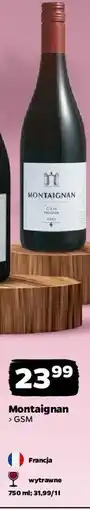 Netto Wino wytrawne Montaignan Gsm oferta