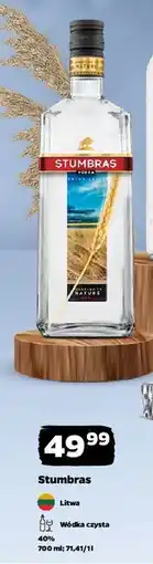 Netto Wódka Stumbras Centenary oferta