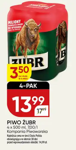 Chata Polska Piwo żubr kompania piwowarska oferta