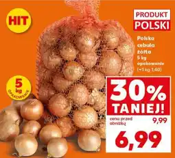 Kaufland Polska cebula żółta 5 kg opakowanie oferta