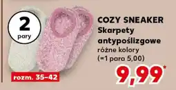 Kaufland COZY SNEAKER Skarpety antypoślizgowe oferta