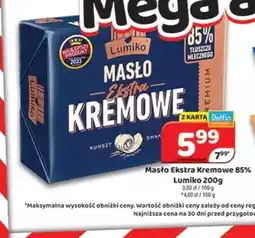 Delfin Masło Ekstra Kremowe 85% Lumiko oferta