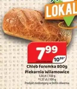 Delfin Chleb Foremka Piekarnia Wilamowice oferta