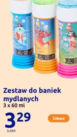 Action Zestaw do baniek mydlanych oferta