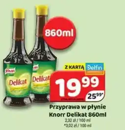 Delfin Przyprawa w płynie Knorr Delikat oferta