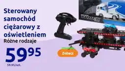 Action Sterowany samochód ciężarowy z oświetleniem oferta