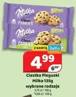 Delfin Ciastka Pieguski Milka oferta