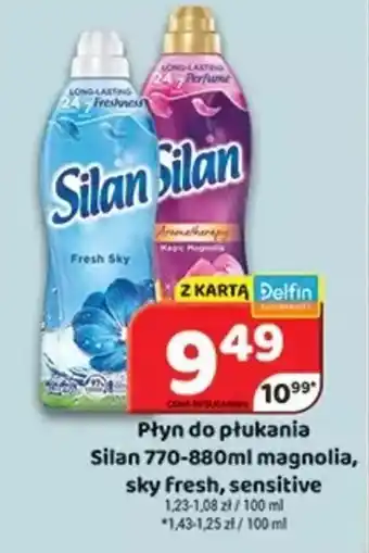 Delfin Płyn do płukania Silan oferta