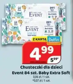 Delfin Chusteczki dla dzieci Event Baby Extra Soft oferta