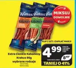 Delfin Extra Cienkie Kabanosy Krakus oferta