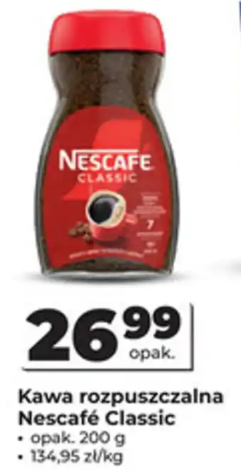 Odido Kawa rozpuszczalna Nescafé Classic oferta