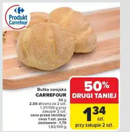 Carrefour Bułka swojska carrefour oferta