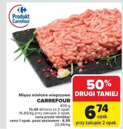 Carrefour Mięso mielone wieprzowe carrefour oferta
