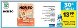 Carrefour Krewetki gotowane bez głowy norso oferta
