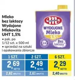 Makro Mleko bez laktozy Mlekovita oferta