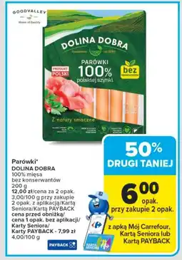 Carrefour Parówki dolina dobra oferta