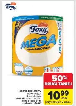 Carrefour Ręcznik papierowy foxy mega oferta