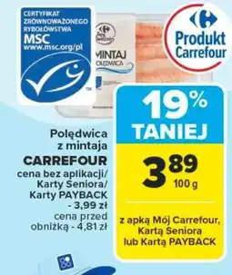 Carrefour Polędwica z mintaja carrefour oferta