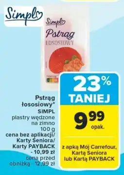 Carrefour Pstrąg łososiowy simpl oferta