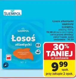 Carrefour Łosoś atlantycki wędzony suempol oferta