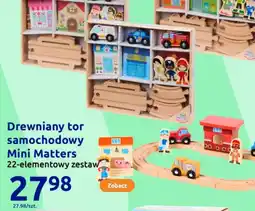 Action Drewniany tor samochodowy Mini Matters oferta