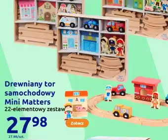 Action Drewniany tor samochodowy Mini Matters oferta
