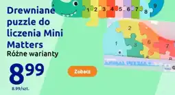 Action Drewniane puzzle do liczenia Mini Matters oferta