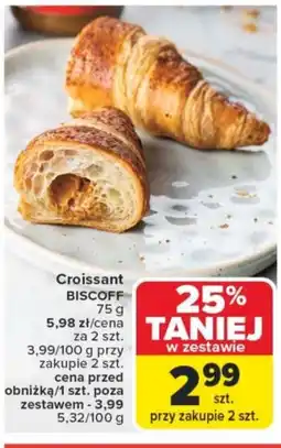 Carrefour Croissant biscoff oferta