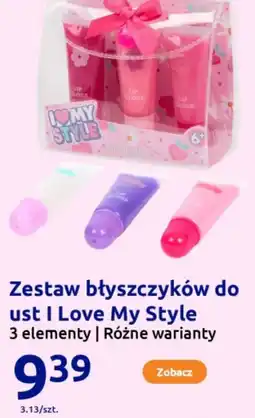 Action Zestaw błyszczyków do ust I Love My Style oferta