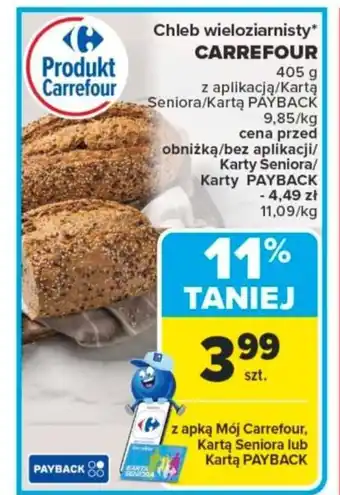 Carrefour Chleb wieloziarnisty carrefour oferta