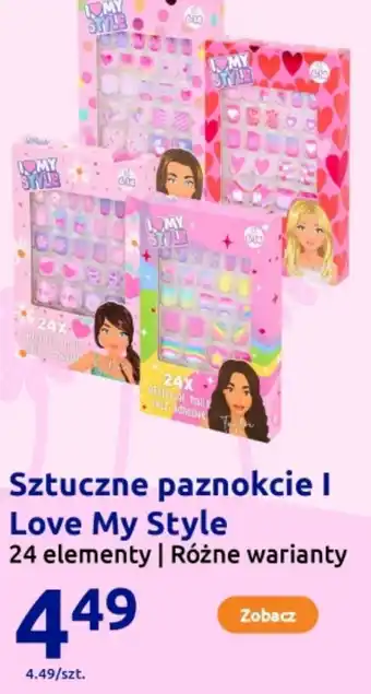 Action Sztuczne paznokcie I Love My Style oferta
