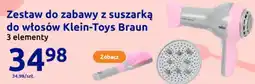 Action Zestaw do zabawy z suszarką do włosów Klein-Toys Braun oferta