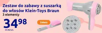 Action Zestaw do zabawy z suszarką do włosów Klein-Toys Braun oferta