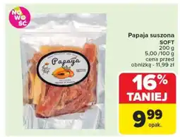 Carrefour Papaja suszona soft oferta