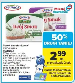 Carrefour Market Serek śmietankowy Twój Smak Piątnica oferta
