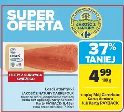 Carrefour Market Łosoś atlantycki filet ze skórą Carrefour oferta