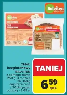 Carrefour Chleb bezglutenowy balviten oferta