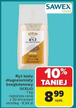Carrefour Ryż biały długoziarnisty bezglutenowy ocelio oferta