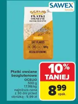 Carrefour Płatki owsiane bezglutenowe ocelio oferta