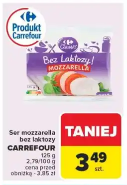 Carrefour Ser mozzarella bez laktozy carrefour oferta