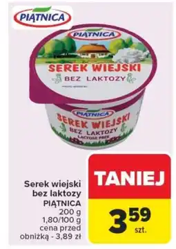 Carrefour Serek wiejski bez laktozy piątnica oferta