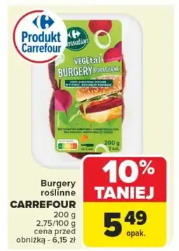 Carrefour Burgery roślinne carrefour oferta