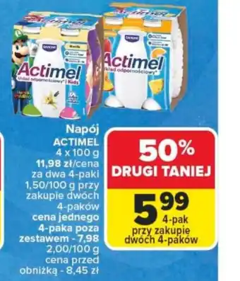 Carrefour Napój actimel oferta