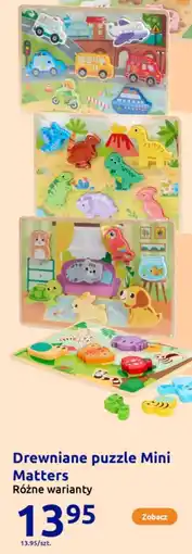 Action Drewniane puzzle Mini Matters oferta