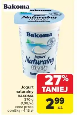 Carrefour Jogurt naturalny bakoma oferta
