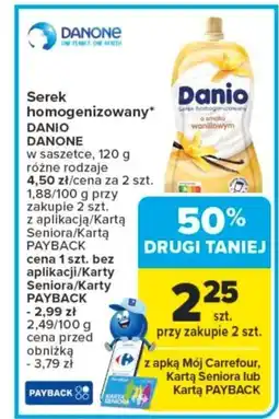 Carrefour Serek homogenizowany oferta