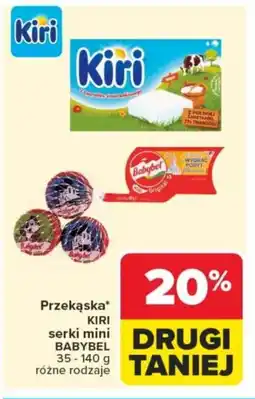 Carrefour Przekąska kiri serki mini babybel oferta