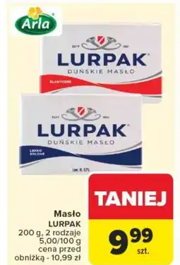 Carrefour Masło lurpak oferta